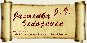 Jasminka Vidojević vizit kartica